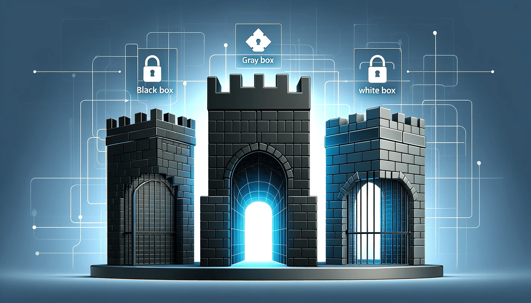 Pentest, boîte noire, boîte grise, boîte blanche
